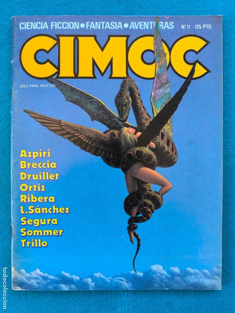 Comics: JN TEBEO CIMOC N&ordm; 11 EDITORIAL NORMA CIENCIA FICCION FANTASIA AVENTURAS SOLO PARA ADULTOS N&ordm;54