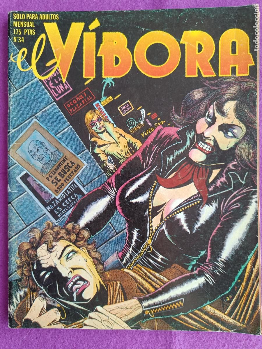 C&oacute;mics: TEBEO EL VIBORA N&ordm;34 COMIX EXTRAFINOS 1982 ED. LA CUPULA JN