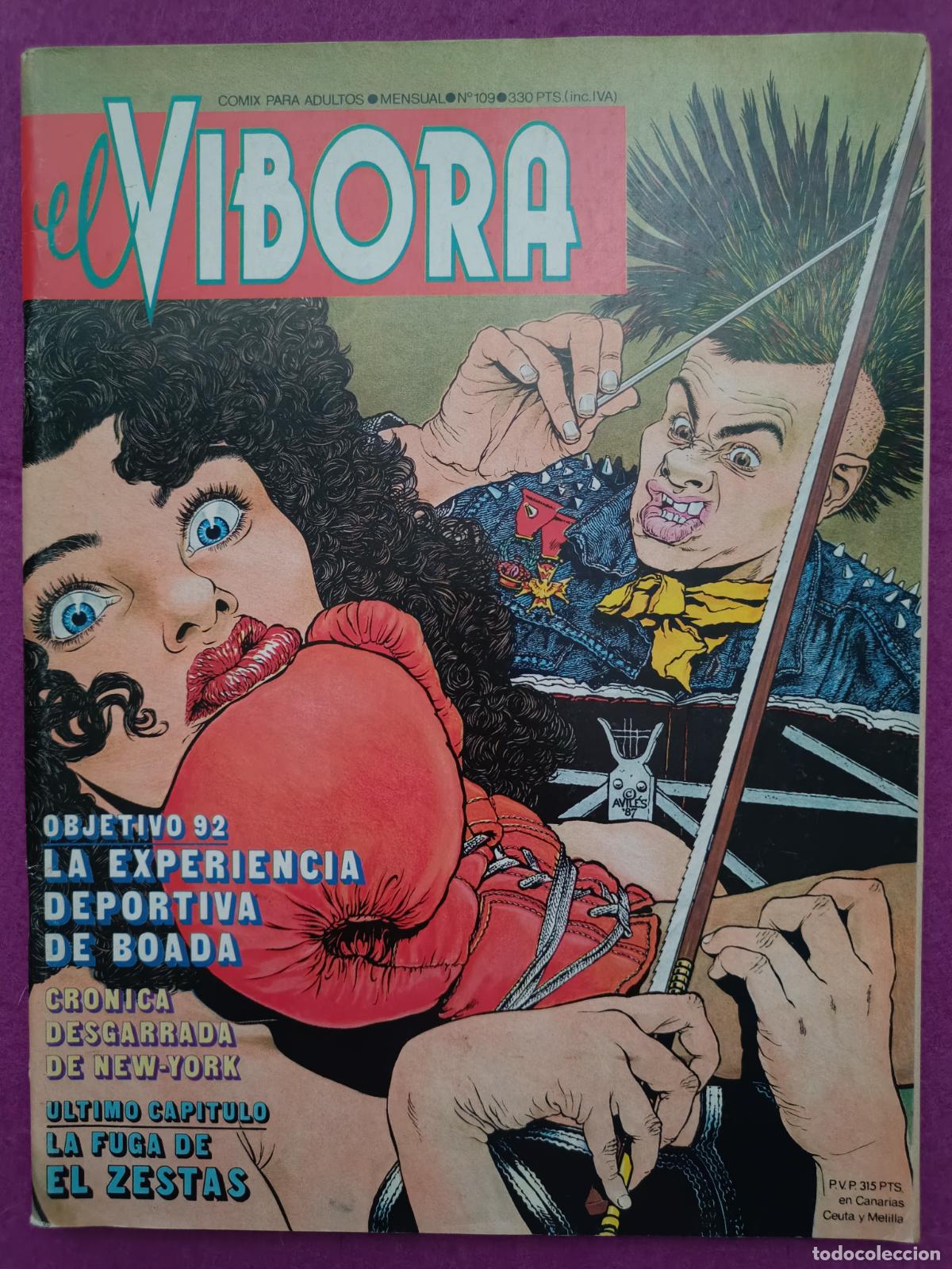 C&oacute;mics: TEBEO EL VIBORA N&ordm;109 COMIX PARA ADULTOS ED. LA CUPULA JN