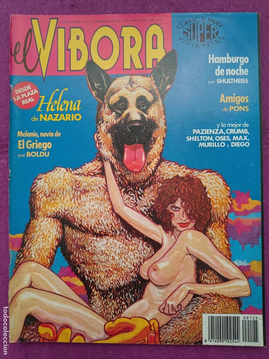 C&oacute;mics: TEBEO EL VIBORA N&ordm;125 COMIX PARA ADULTOS ED. LA CUPULA JN