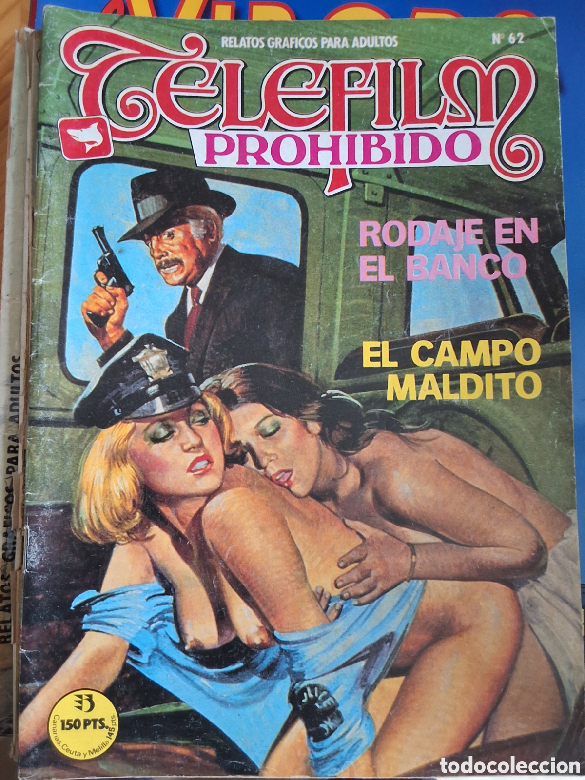 C&oacute;mics: Telefilm prohibido comic para adultos n&uacute;mero 62 a&ntilde;o 1984 edita zinco