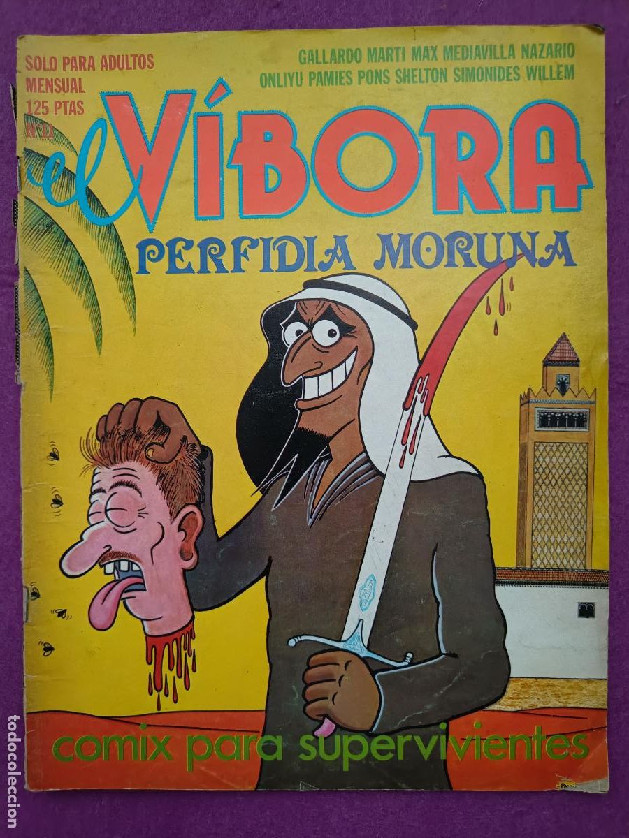 C&oacute;mics: TEBEO EL VIBORA N&ordm;11 COMIX PARA ADULTOS PERFIDIA MORUNA ED. LA CUPULA JN