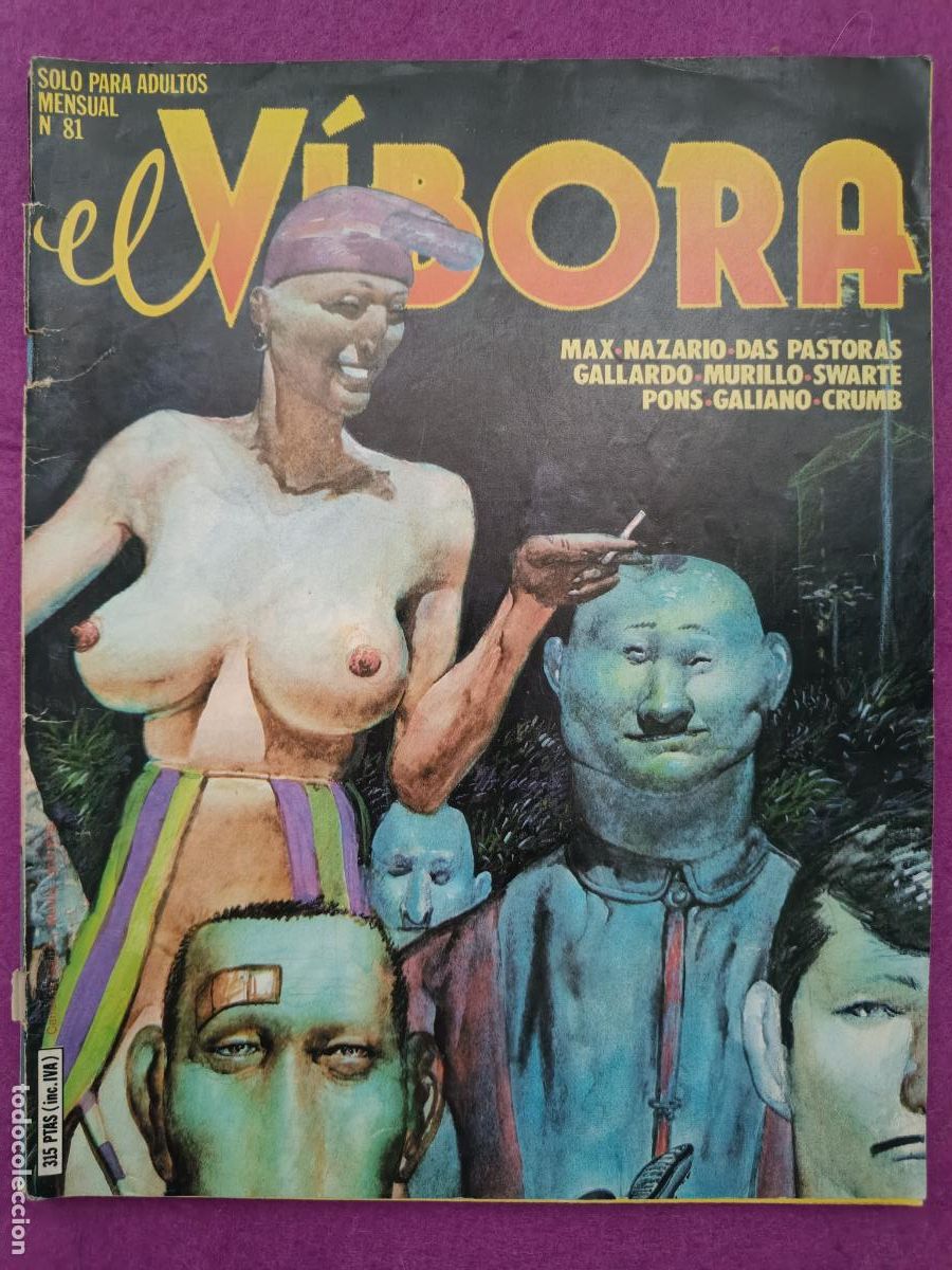 C&oacute;mics: TEBEO EL VIBORA N&ordm;81 COMIX PARA ADULTOS ED. LA CUPULA JN