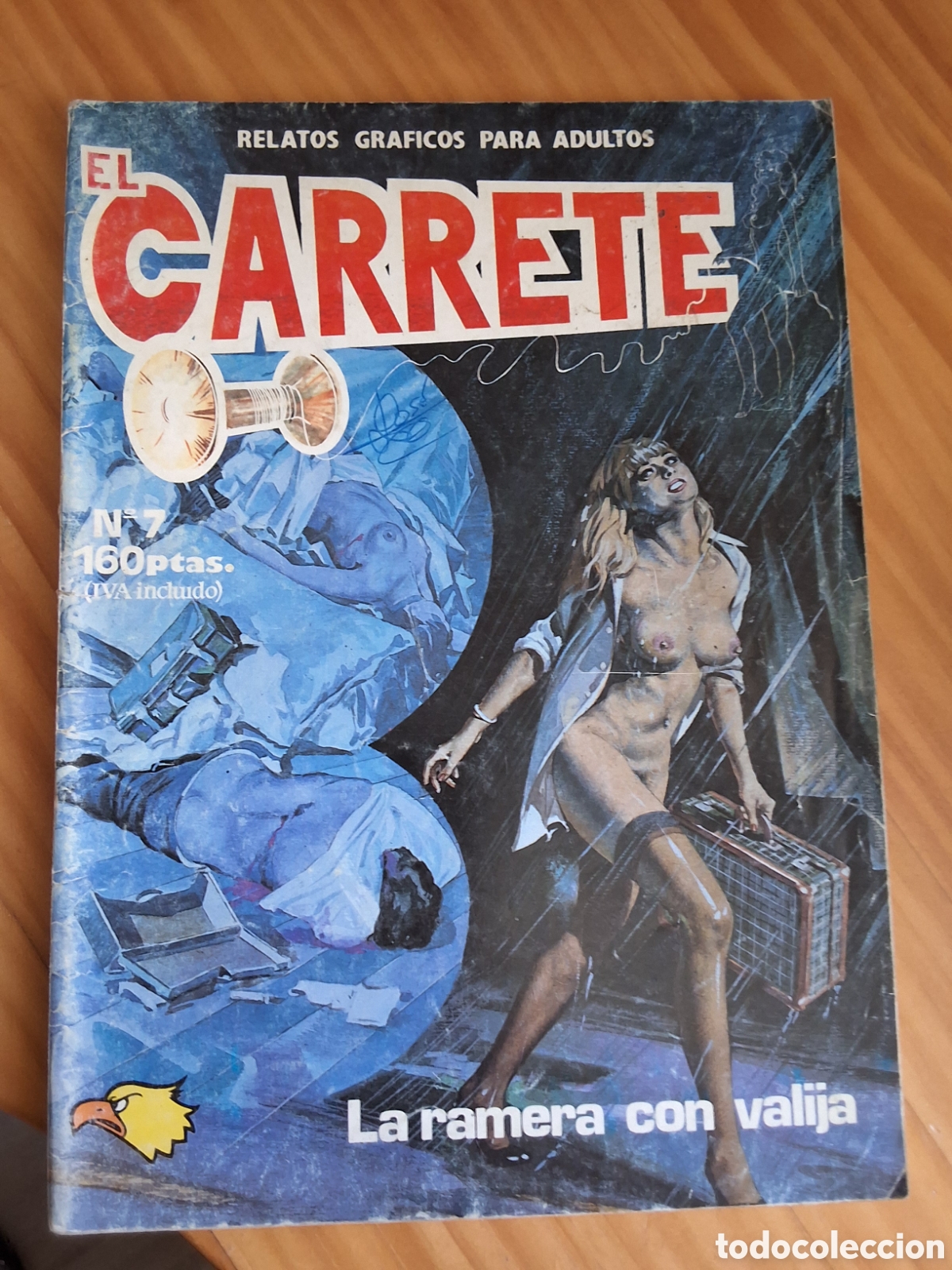 Comics: El carrete comic para adultos n&uacute;mero 7 a&ntilde;o 1989 edita astri
