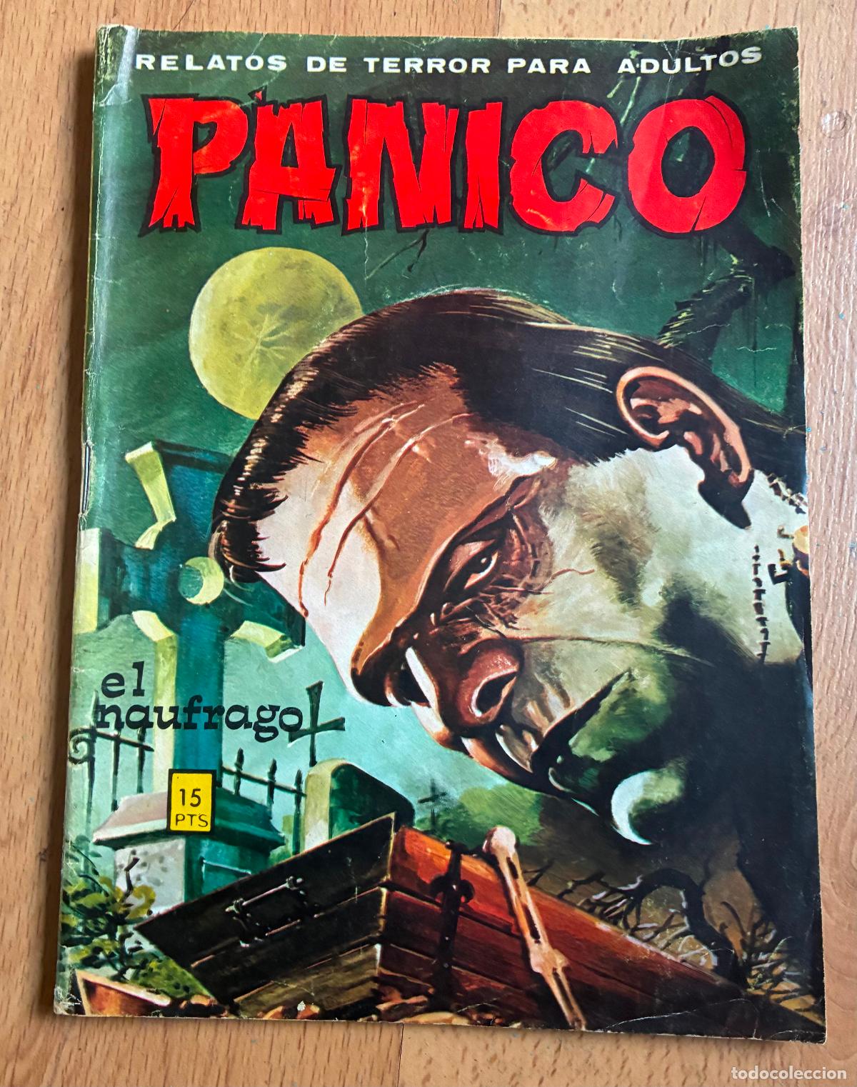 C&oacute;mics: PANICO, EL NAUFRGO, Relatos de terror para adultos