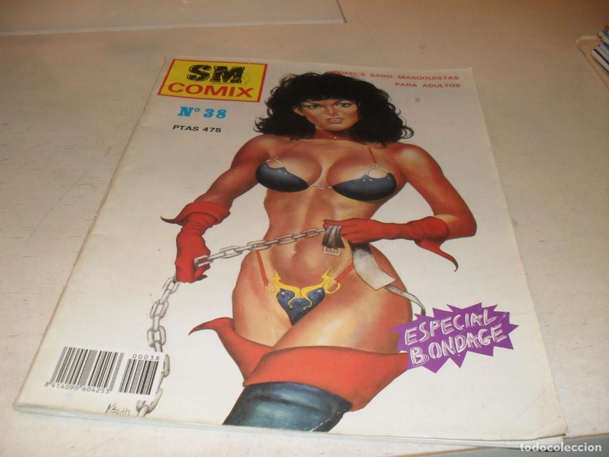 Comics : SM COMIX N&ordm; 38,Y ULTIMO,ESPECIAL BONDAGE,SUGERIDO PARA ADULTOS,CARTON,1991