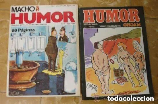 Comics: Macho humor. Chistes y relatos er&oacute;ticos a&ntilde;o 1979 - 2 comics