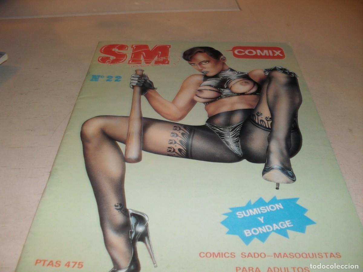 Comics : SM COMIX N&ordm; 22,DE 38,SUMISION Y BONDAGE,SUGERIDO PARA ADULTOS,CARTON,1991