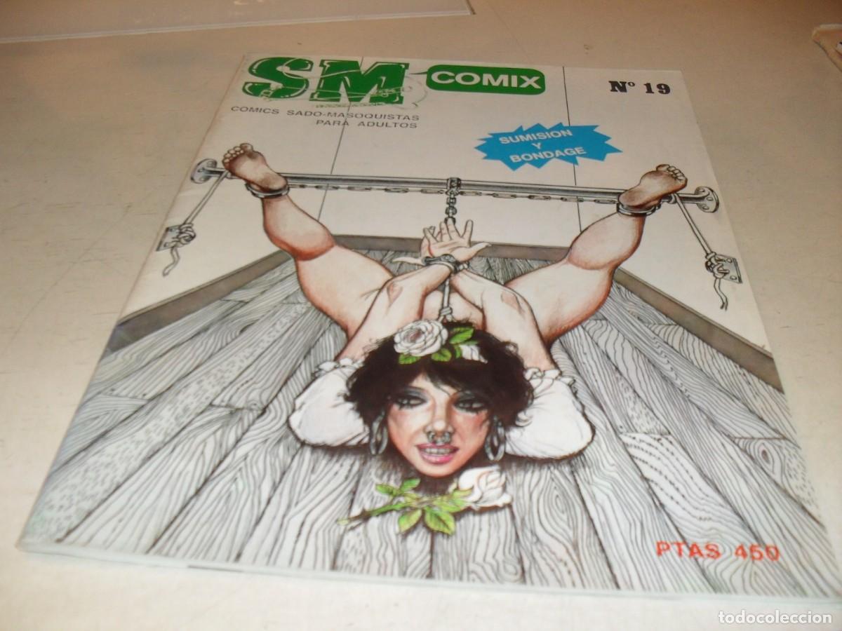 Comics : SM COMIX N&ordm; 19,DE 38,SUMISION Y BONDAGE,SUGERIDO PARA ADULTOS,CARTON,1991