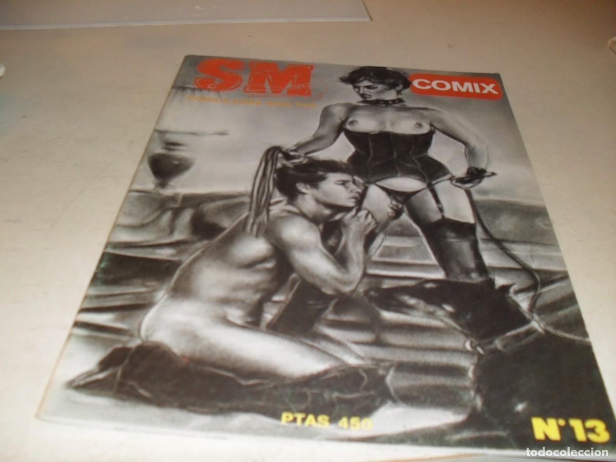 Comics : SM COMIX N&ordm; 13,DE 38,SUMISION Y BONDAGE,SUGERIDO PARA ADULTOS,CARTON,1991