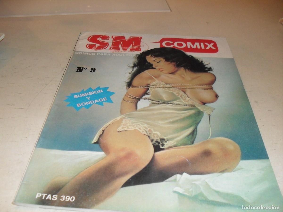 Comics : SM COMIX N&ordm; 9,DE 38,SUMISION Y BONDAGE,SUGERIDO PARA ADULTOS,CARTON,1991