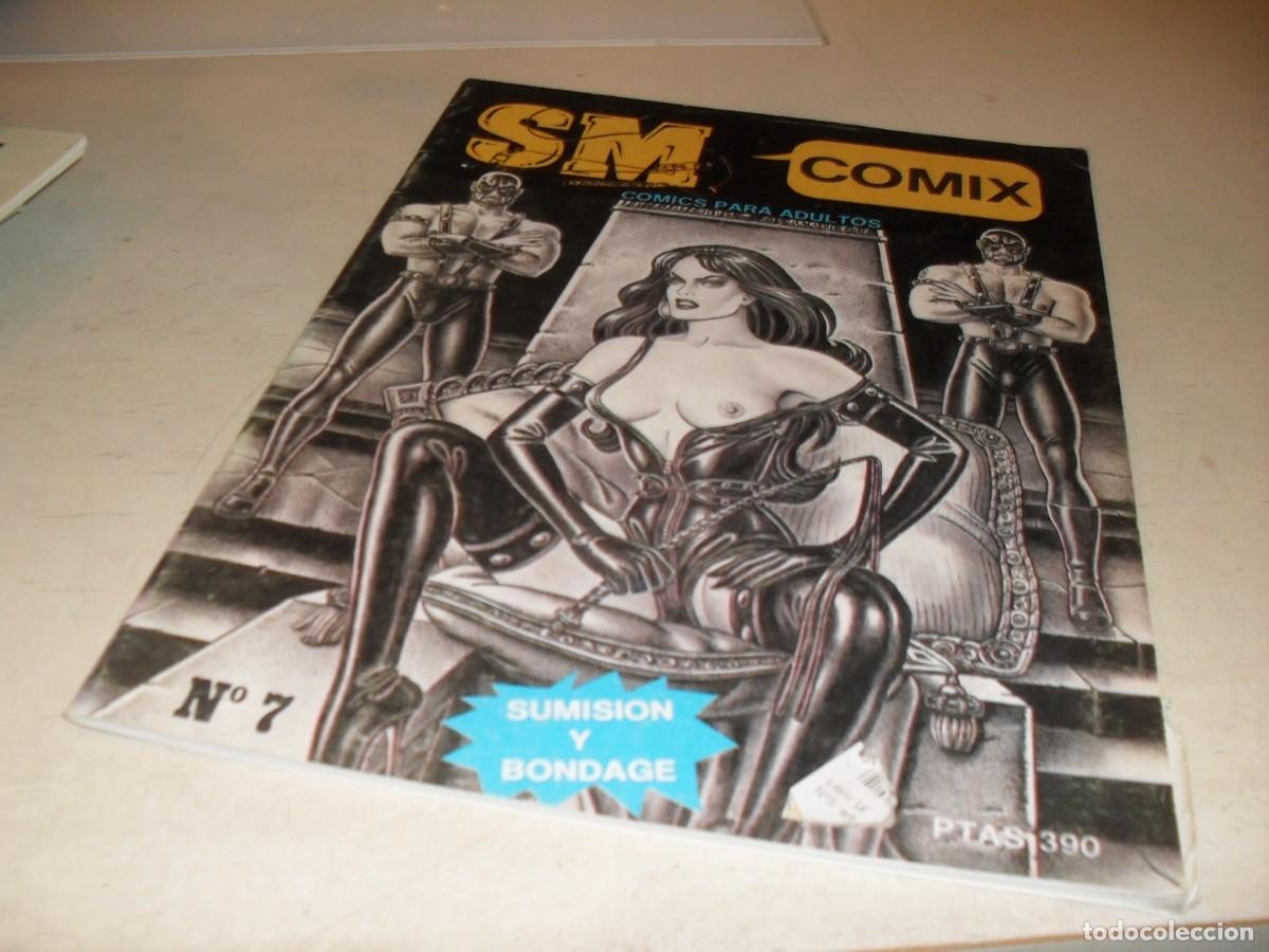 Comics : SM COMIX N&ordm; 7,DE 38,SUMISION Y BONDAGE,SUGERIDO PARA ADULTOS,CARTON,1991