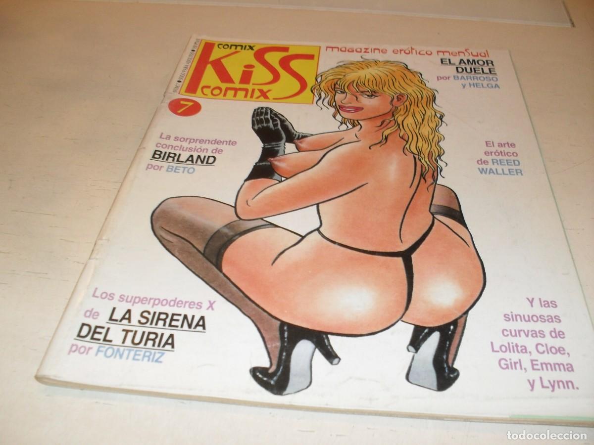 C&oacute;mics: KISS COMIX N&ordm; 7,PRIMEROS N&ordm;,DE 239,CON ILUSTRACION DE FRANK FRAZETTA.LA CUPULA,1991