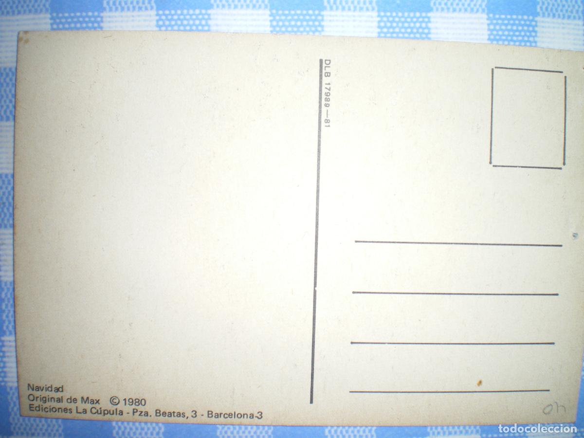 C&oacute;mics: POSTAL NAVIDAD, MAX, 1980 - Foto 2