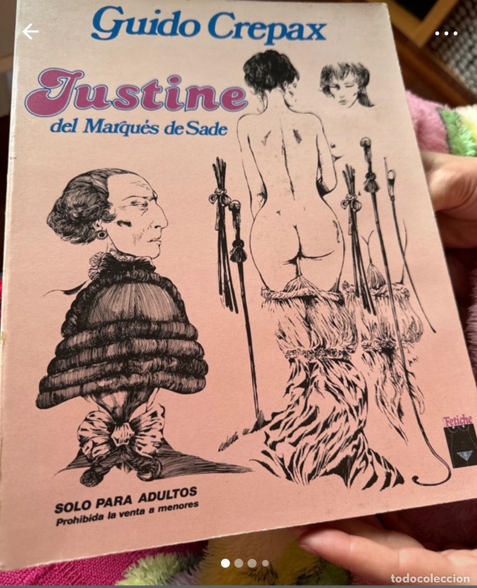 C&oacute;mics: Guido Crepax &ndash; Justine &ndash; Edici&oacute;n espa&ntilde;ola 1983 &ndash; Colecci&oacute;n Fetiche