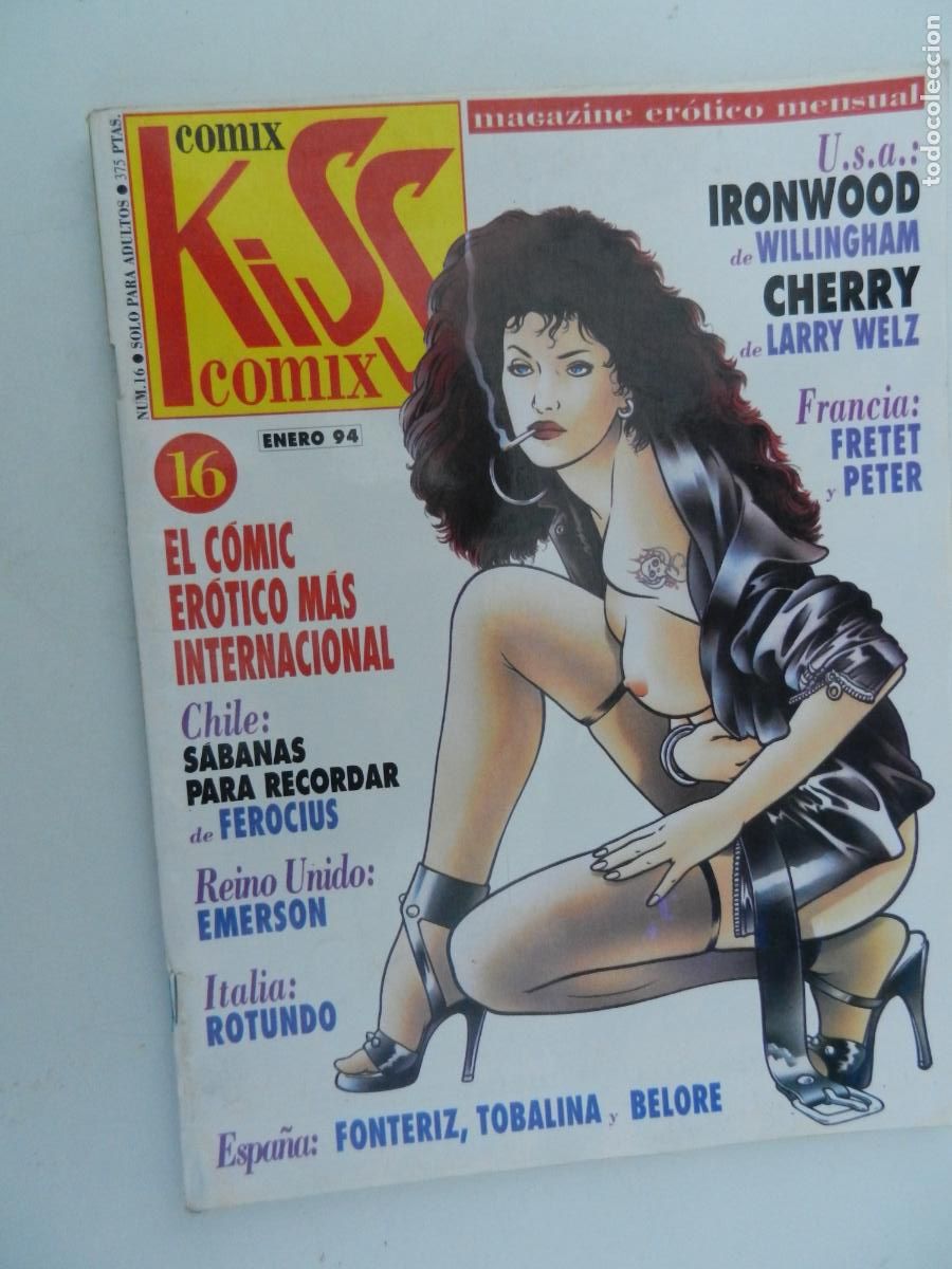 C&oacute;mics: KISS COMIX N&ordm; 16 MAGAZINE EROTICO MENSUAL -SABANAS PARA RECORDAR , COMIC ER&Oacute;TICO