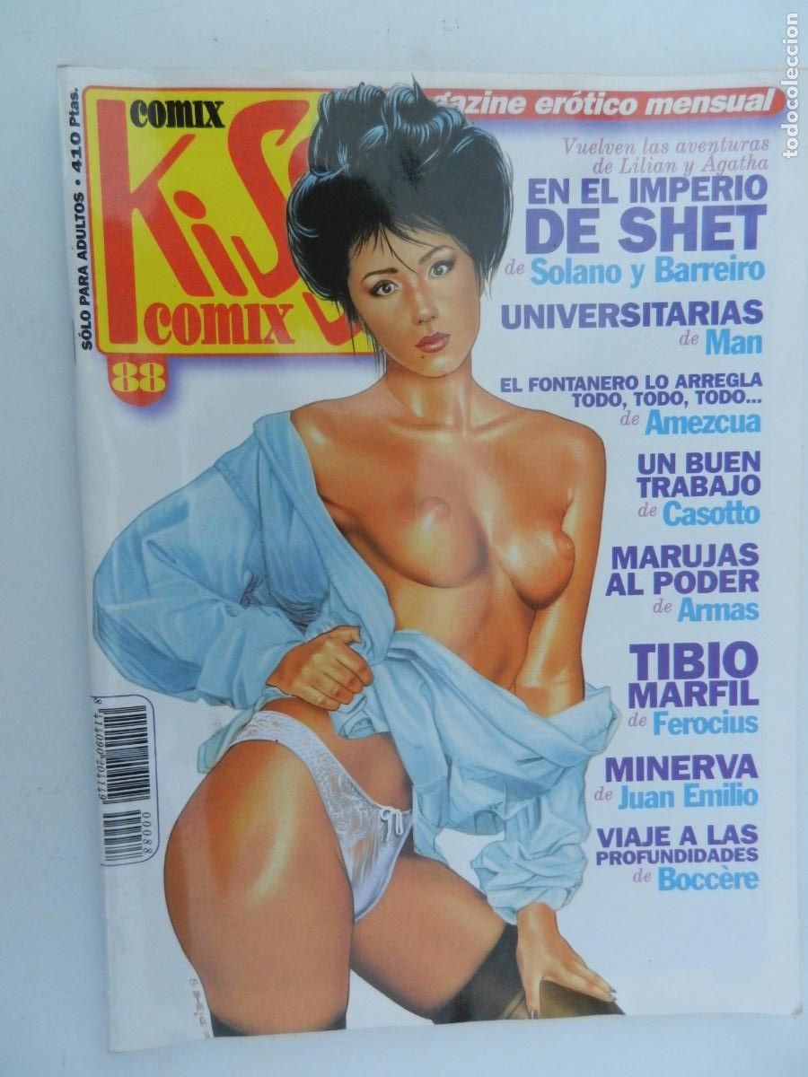 C&oacute;mics: KISS COMIX N&ordm; 88- MAGAZINE EROTICO MENSUAL -EN EL IMPERIO DE SHET -UNIVERSITARIAS