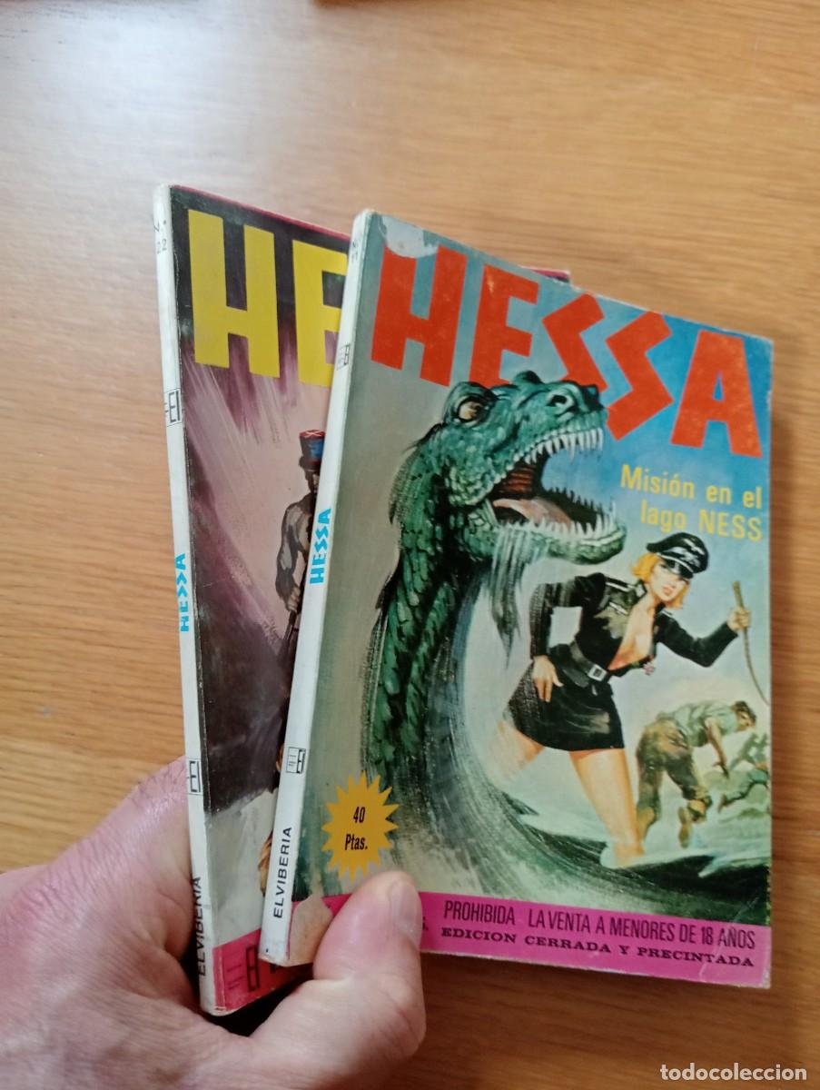 Comics: LOTE CON 2 EJEMPLARES DE HESSA (DE 36). TACO. EDICIONES ELVIBERIA. 1976.