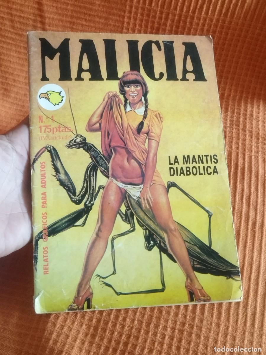C&oacute;mics: N&uacute;mero 1 de la colecci&oacute;n de c&oacute;mics er&oacute;ticos &rdquo;Malicia&rdquo;, publicado en septiembre de 1992 Astri.