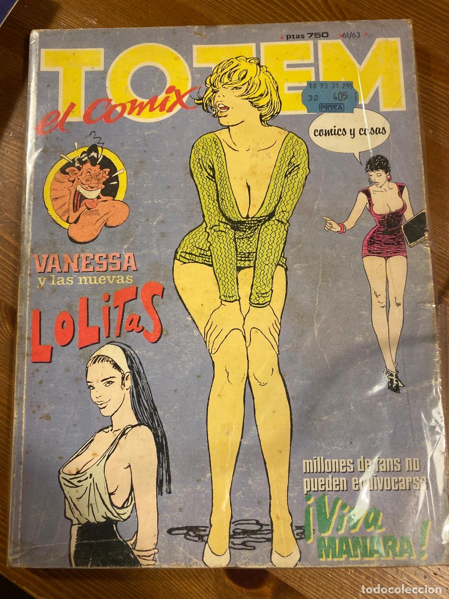 C&oacute;mics: TOTEM EL COMIX, N&Uacute;MEROS 61, 62 Y 63, RETAPADO. ED. TOUTAIN, A&Ntilde;O 1987.