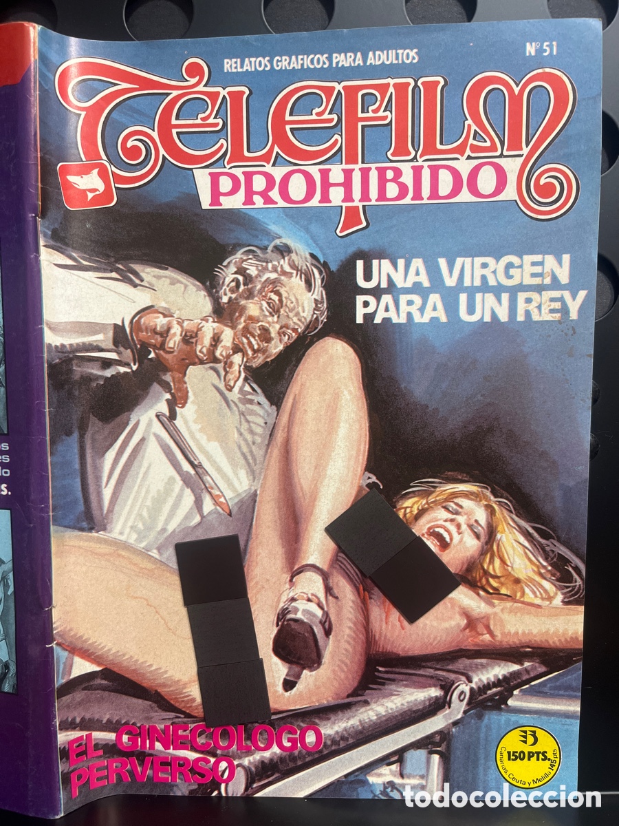 Comics : TELEFILM PROHIBIDO N.51 RELATOS GR&Aacute;FICOS PARA ADULTOS Ed ZINCO ( 1984 )