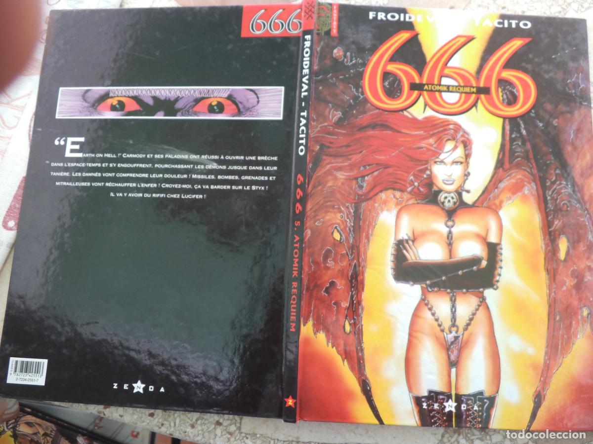 C&oacute;mics: comic erotico, 666, atomik requiem, froideval-tacito, color ,zenda, glenat, 1997,en frances