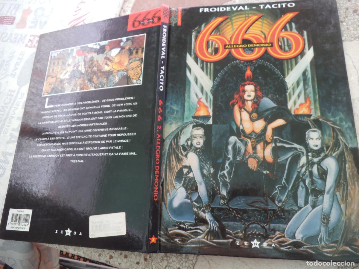 C&oacute;mics: comic erotico, 666, allegro demonio , froideval-tacito, color ,zenda, glenat, 1997,en frances