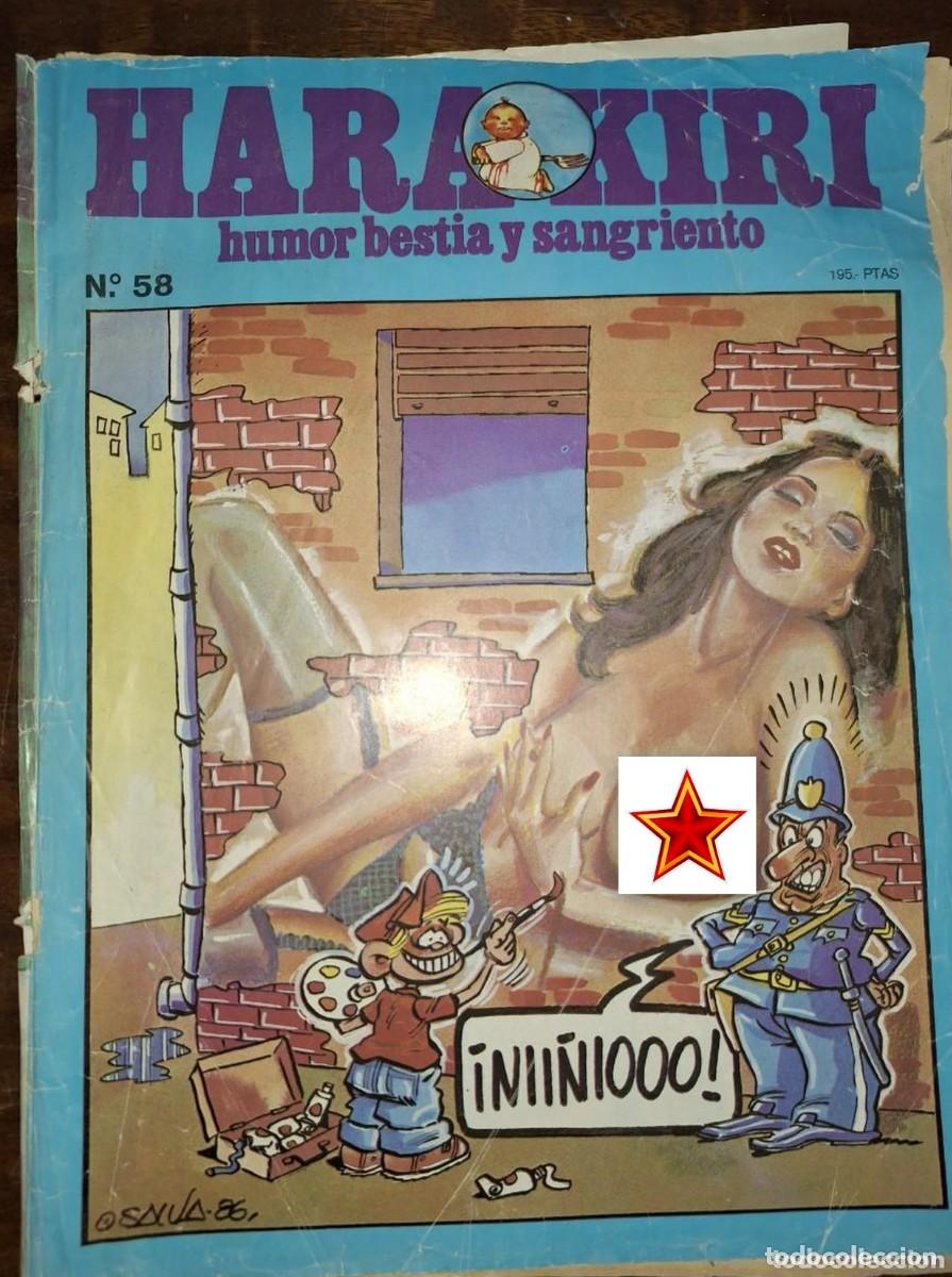 C&oacute;mics: COMIC PARA ADULTOS, HARA KIRI, N&Uacute;MERO 58.-