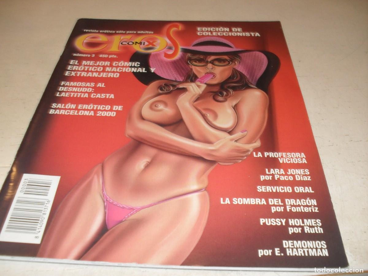 Comics : EROS COMIX N&ordm; 3,PRIMEROS N&ordm;,DE 123,SUGERIDO PARA ADULTOS.DOLMEN,2001