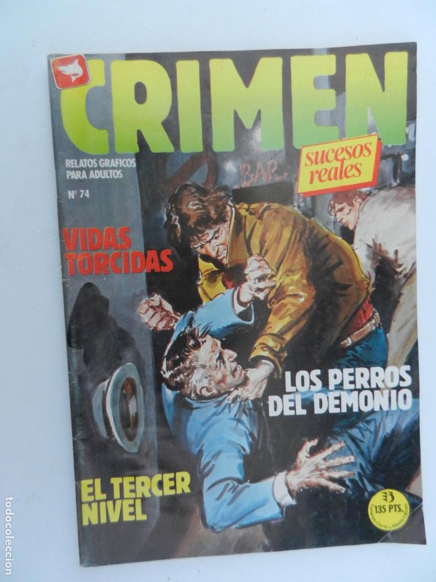 C&oacute;mics: CRIMEN N&ordm; 74 COMIC PARA ADULTOS - EDC ZINCO - 1981 - VER TITULOS