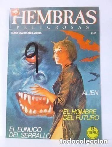 C&oacute;mics: HEMBRAS PELIGROSAS n 45 - EDICIONES ZINCO - A&Ntilde;O 1984 -LEER DETALLES