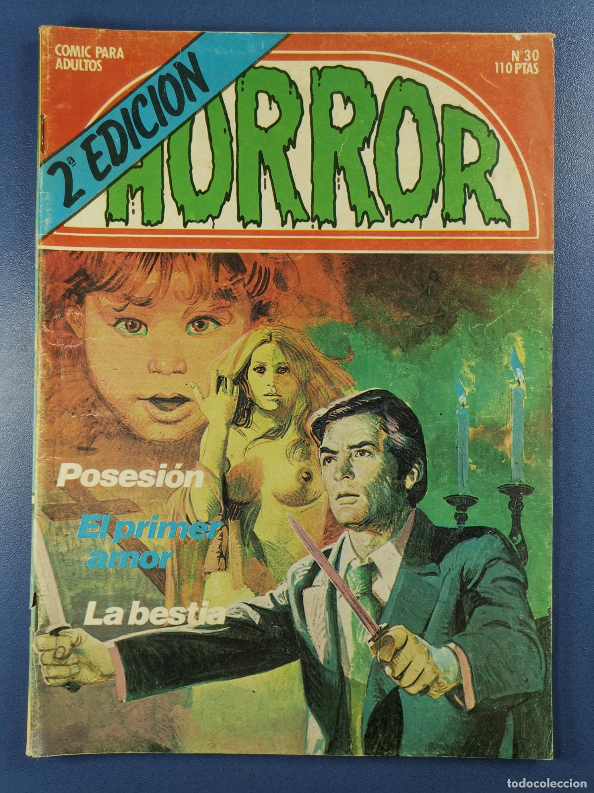 C&oacute;mics: HORROR - N&ordm; 30 - POSESION, EL PRIMER AMOR, LA BESTIA - EDICIONES ZINCO