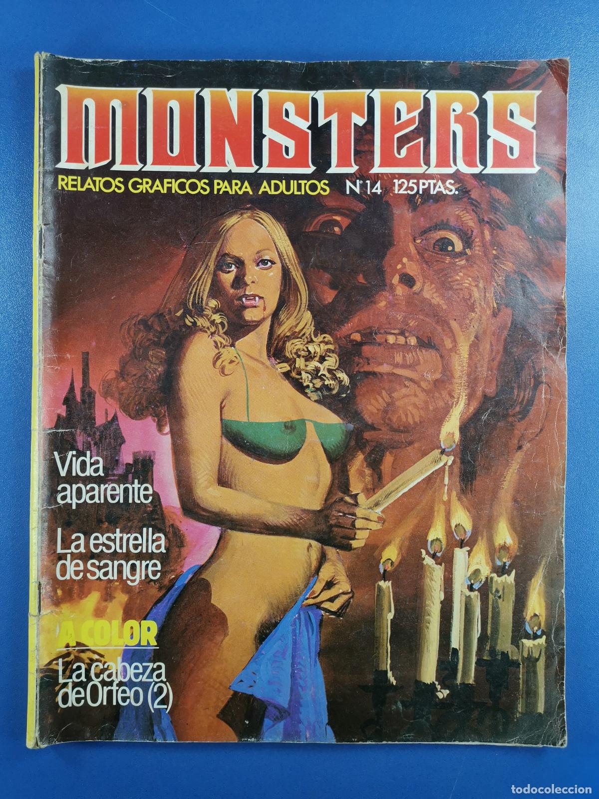 C&oacute;mics: MONSTERS - N&ordm; 14 - RELATOS GRAFICOS PARA ADULTOS - EDICIONES ZINCO 1983