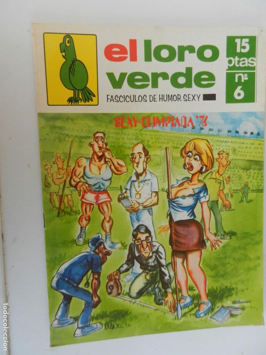 Comics: EL LORO VERDE N&ordm; 6 - SEXY OLIMPIADA '78 - FASCICULOS DE HUMOR SEXY -1978