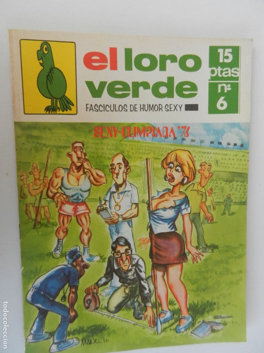 Comics: EL LORO VERDE N&ordm; 6 - SEXY OLIMPIADA '78 - FASCICULOS DE HUMOR SEXY -1978