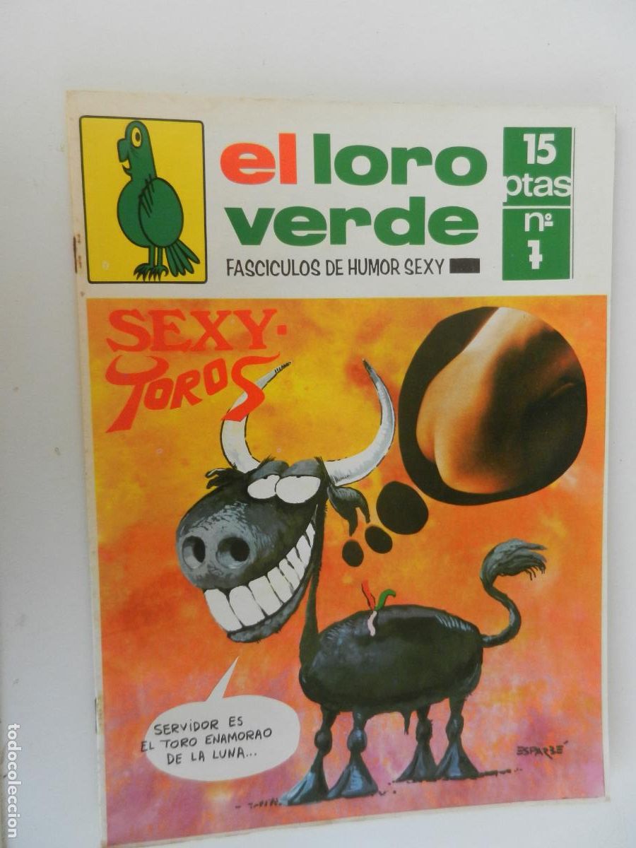 Comics: EL LORO VERDE N&ordm; 7 - SEXY TOROS - FASCICULOS DE HUMOR SEXY -1978