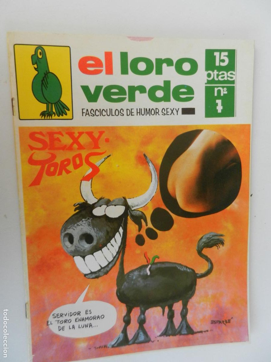 Comics: EL LORO VERDE N&ordm; 7 - SEXY TOROS - FASCICULOS DE HUMOR SEXY -1978