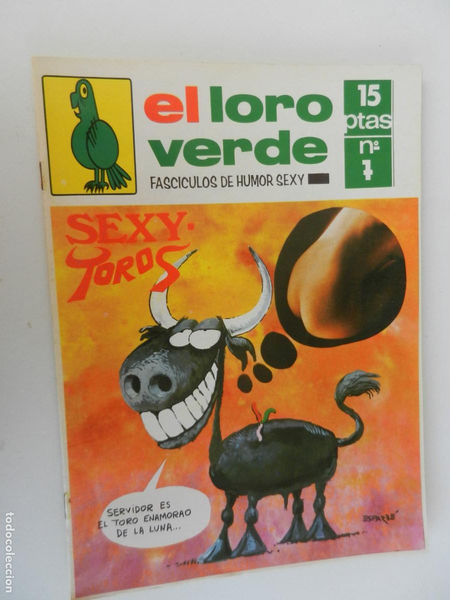 Comics: EL LORO VERDE N&ordm; 7 - SEXY TOROS - FASCICULOS DE HUMOR SEXY -1978