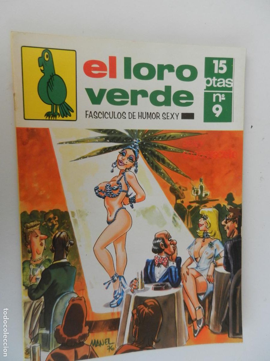 Comics: EL LORO VERDE N&ordm; 9 - ESPECTACULOS - FASCICULOS DE HUMOR SEXY -1978