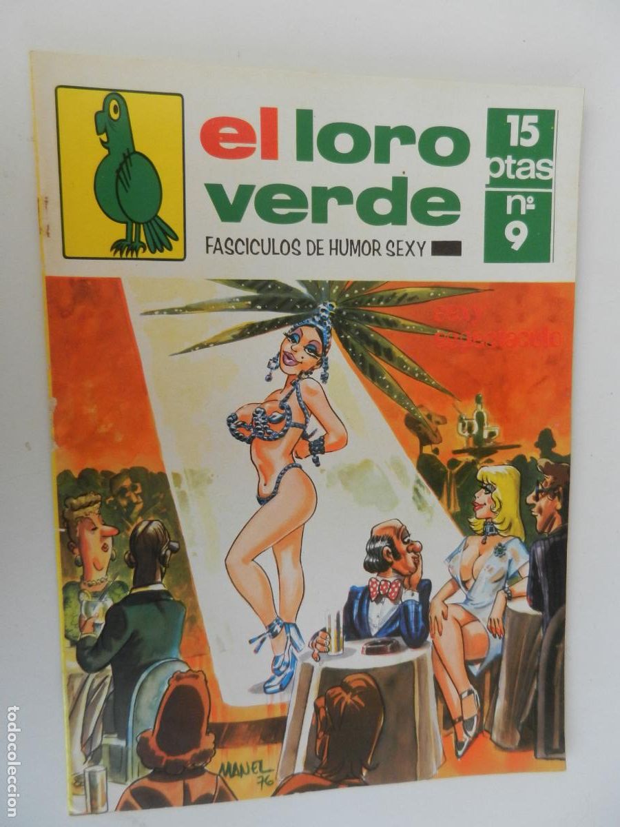 Comics: EL LORO VERDE N&ordm; 9 - ESPECTACULOS - FASCICULOS DE HUMOR SEXY -1978