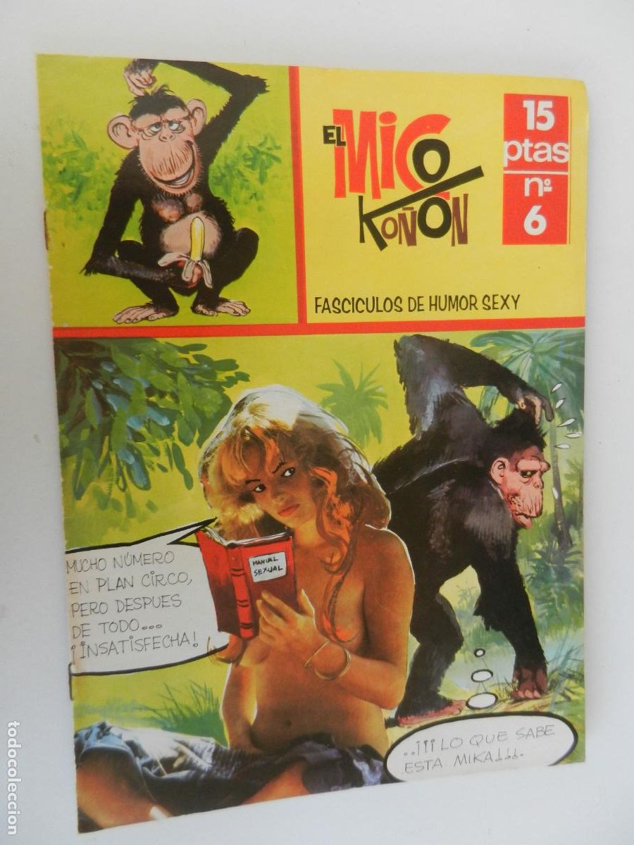 Comics: EL MICO KO&Ntilde;ON N&ordm; 6 - FASCICULO DE HUMOR SEXY - SOLO PARA ADULTOS - A&Ntilde;OS 70