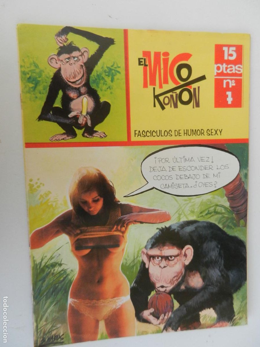 Comics: EL MICO KO&Ntilde;ON N&ordm; 7 - FASCICULO DE HUMOR SEXY - SOLO PARA ADULTOS - A&Ntilde;OS 70