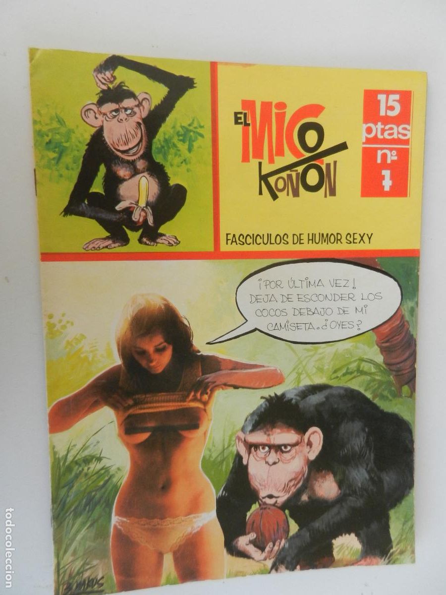 Comics: EL MICO KO&Ntilde;ON N&ordm; 7 - FASCICULO DE HUMOR SEXY - SOLO PARA ADULTOS - A&Ntilde;OS 70