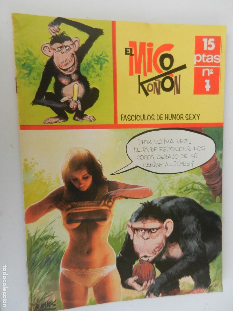 Comics: EL MICO KO&Ntilde;ON N&ordm; 7 - FASCICULO DE HUMOR SEXY - SOLO PARA ADULTOS - A&Ntilde;OS 70