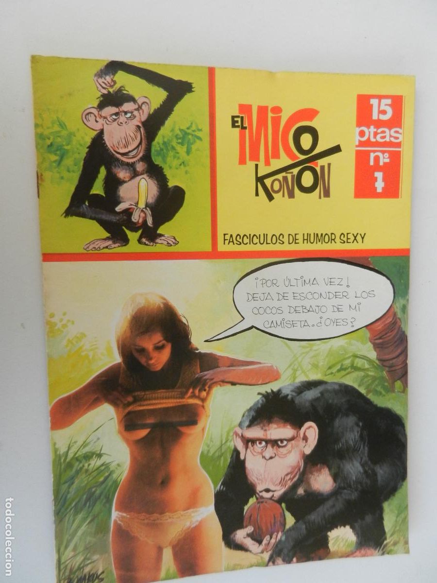 Comics: EL MICO KO&Ntilde;ON N&ordm; 7 - FASCICULO DE HUMOR SEXY - SOLO PARA ADULTOS - A&Ntilde;OS 70