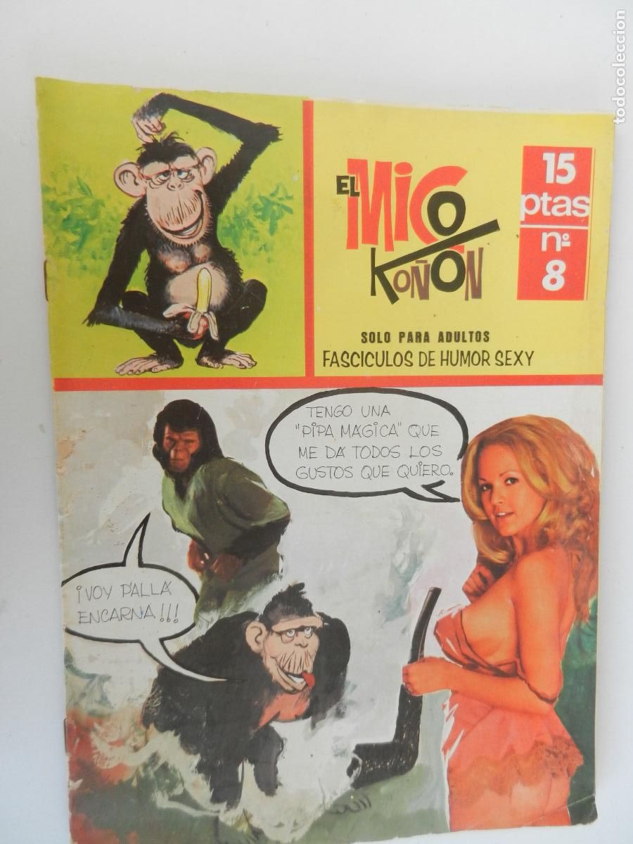 Comics: EL MICO KO&Ntilde;ON N&ordm; 8 - FASCICULO DE HUMOR SEXY - SOLO PARA ADULTOS - A&Ntilde;OS 70
