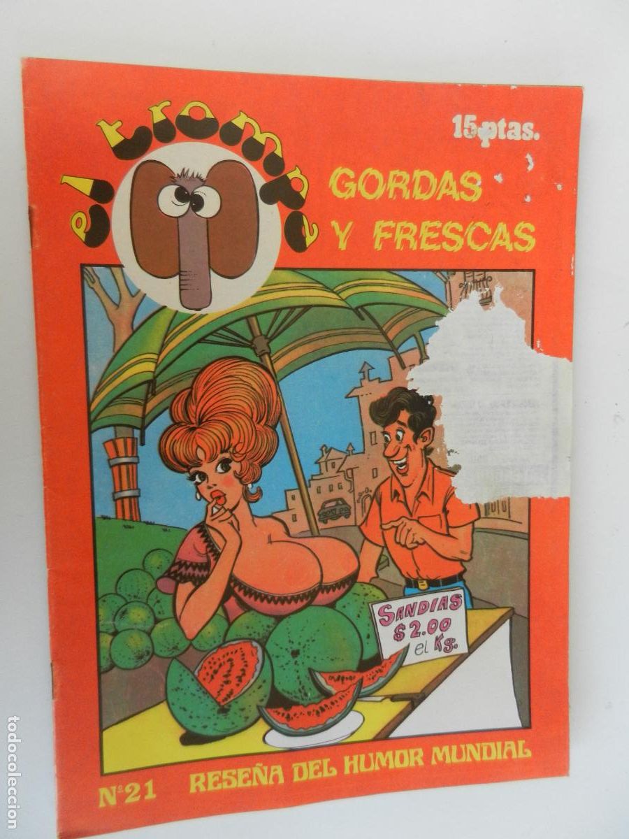 C&oacute;mics: EL TROMPA N&ordm; 21- GORDAS Y FRESCAS - HUMOR EROTICO RESE&Ntilde;A MUNDIAL - 1976- MARC BEN- ADULTOS
