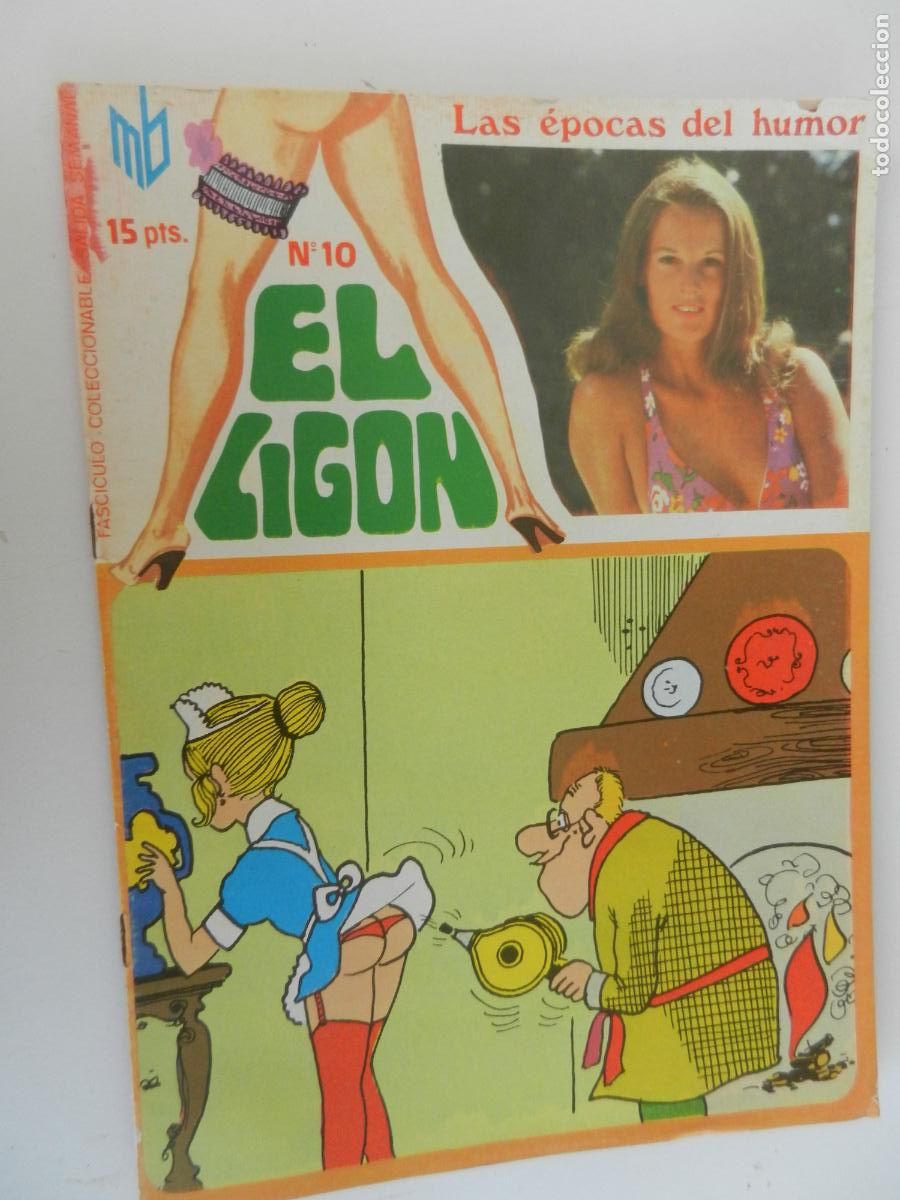 C&oacute;mics: EL LIGON N&ordm; 10 LAS EPOCAS DEL HUMOR COMIC EROTICO- EDIPRESS 1976