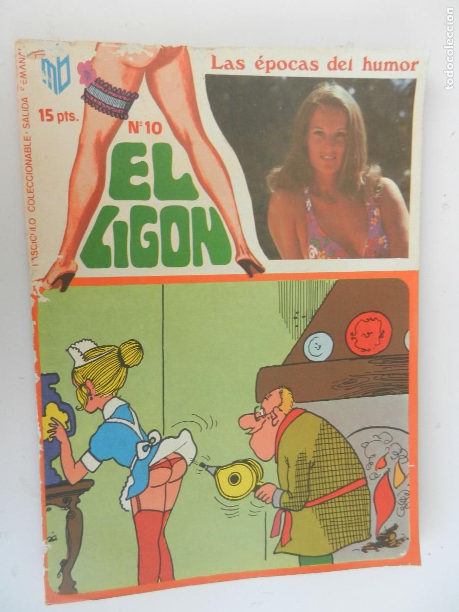 C&oacute;mics: EL LIGON N&ordm; 10 LAS EPOCAS DEL HUMOR COMIC EROTICO- EDIPRESS 1976
