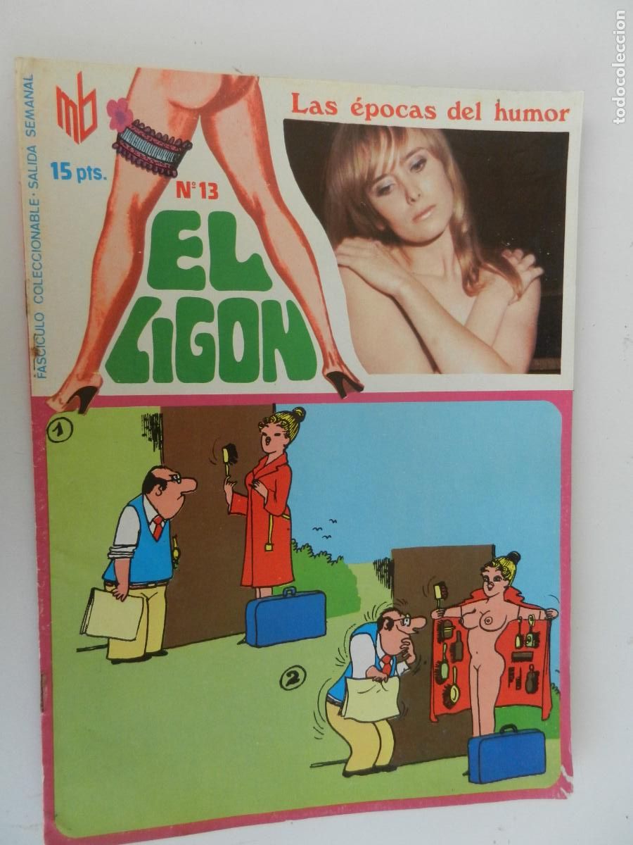 C&oacute;mics: EL LIGON N&ordm; 13 LAS EPOCAS DEL HUMOR COMIC EROTICO- EDIPRESS 1976